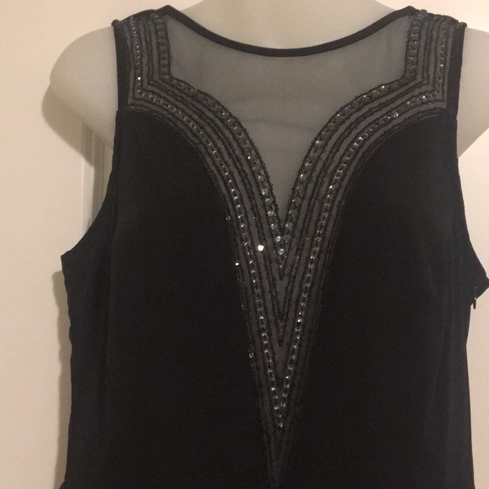 Black Fit Flare Party Dress *Little Black Dress*New Years Eve‎ - Picture 2 of 6